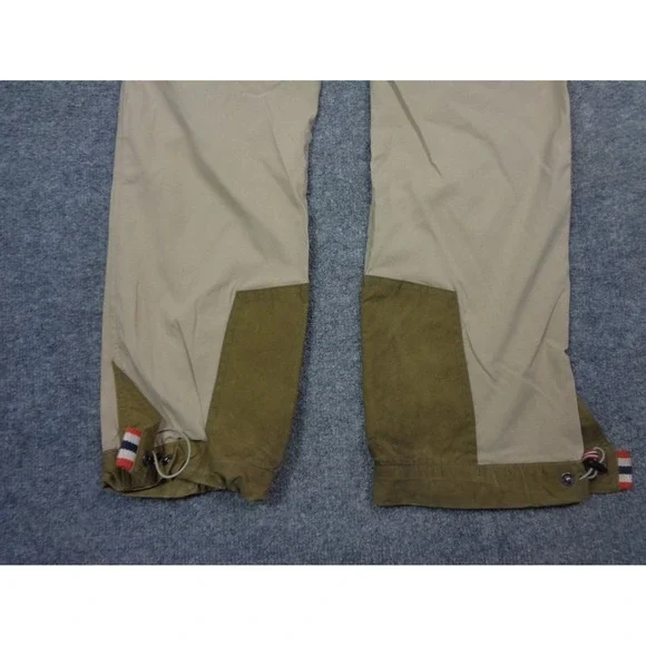 Amundsen Field Pants Mens Large Beige Button Fly Reinforce Knees Waxed Trousers